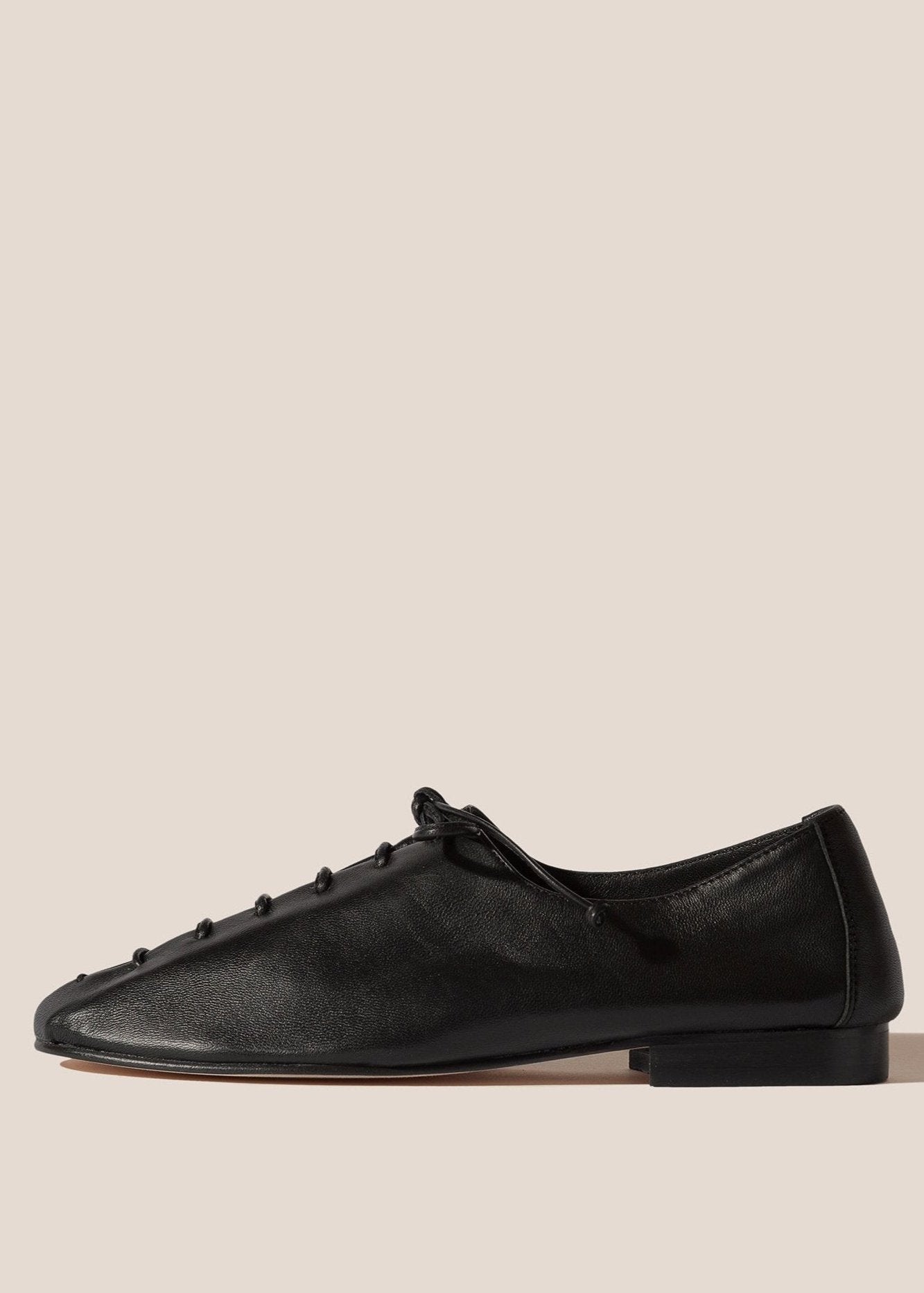 HEREU MEN PLEGADA LACE UP SHOE - BLACK