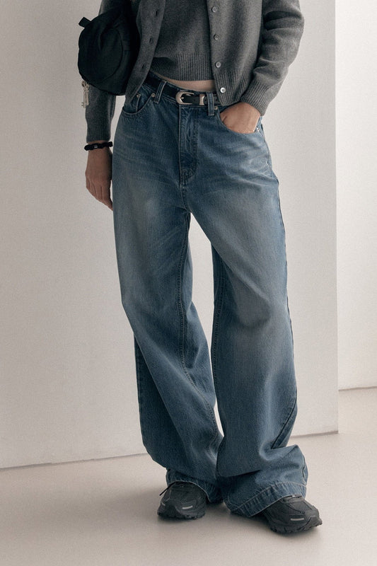 LOW CLASSIC LOOSE FIT JEANS - BLUE