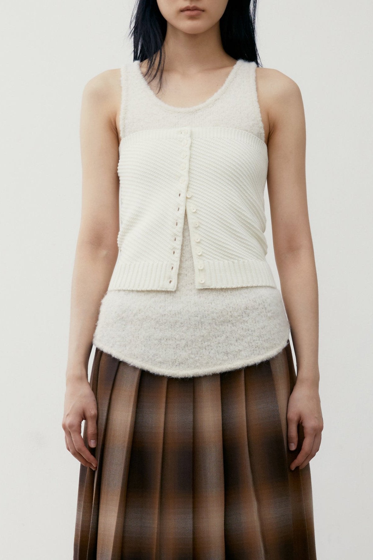 LOW CLASSIC DIAGONAL BUTTON UP BUSTIER
