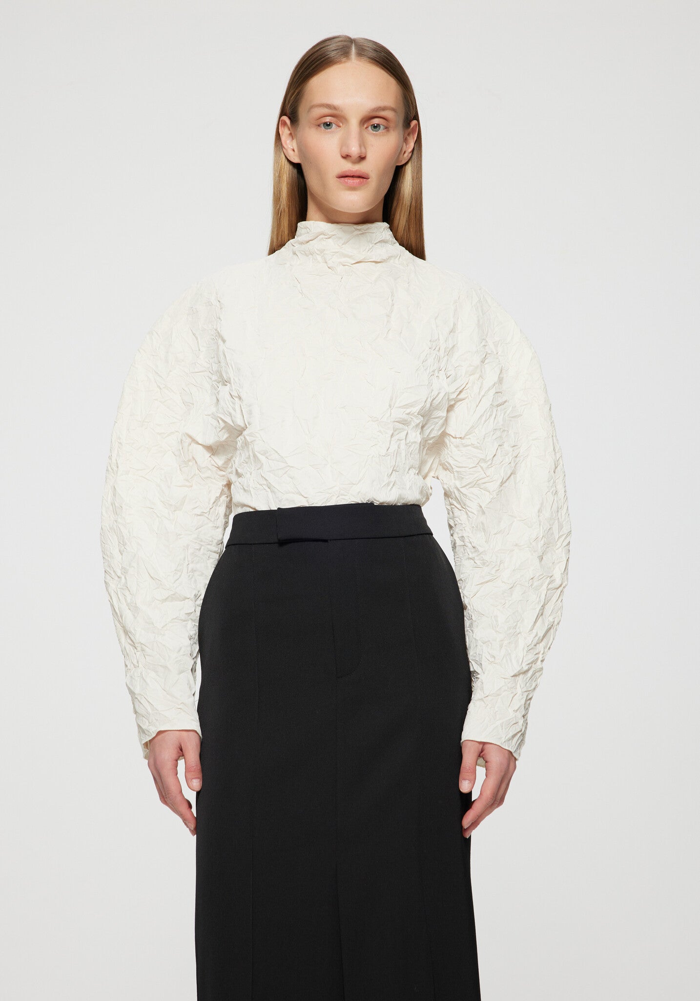RÓHE STRAIGHT LONG SKIRT - NOIR