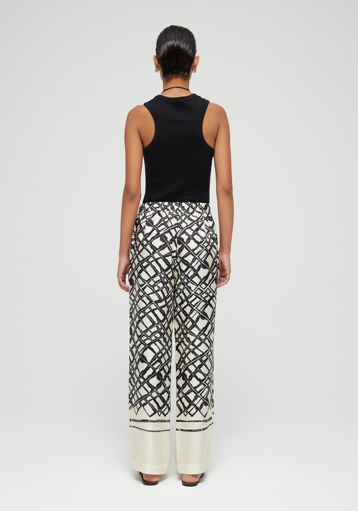 RÓHE UNISEX SILK LABYRINTH PANTS - LABYRINTH