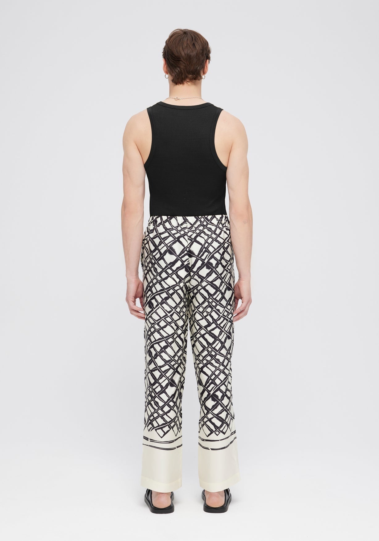 RÓHE UNISEX SILK LABYRINTH PANTS - LABYRINTH