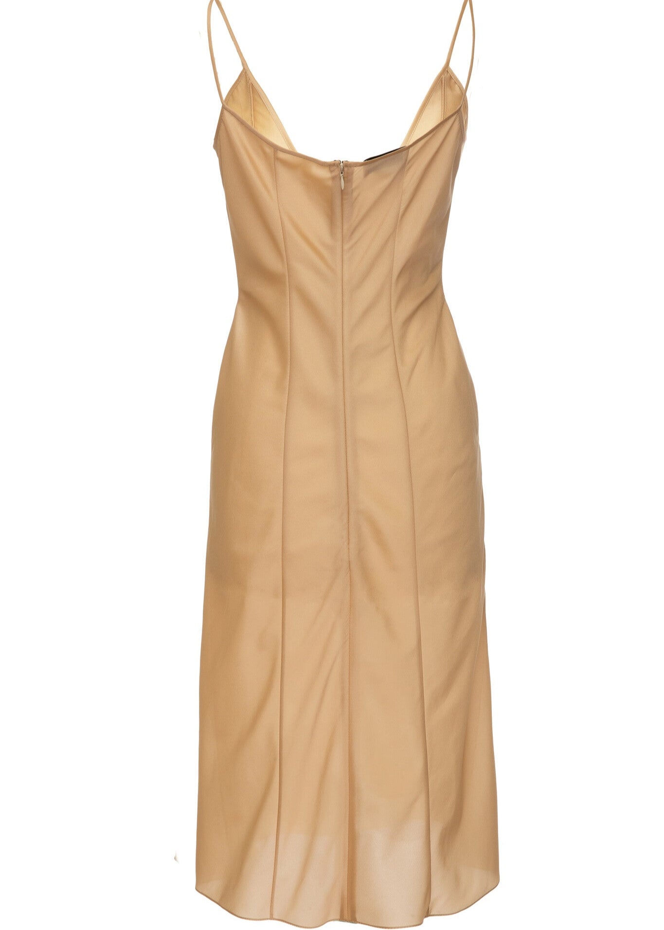 SITUATIONIST STRAPPY DRESS - BEIGE